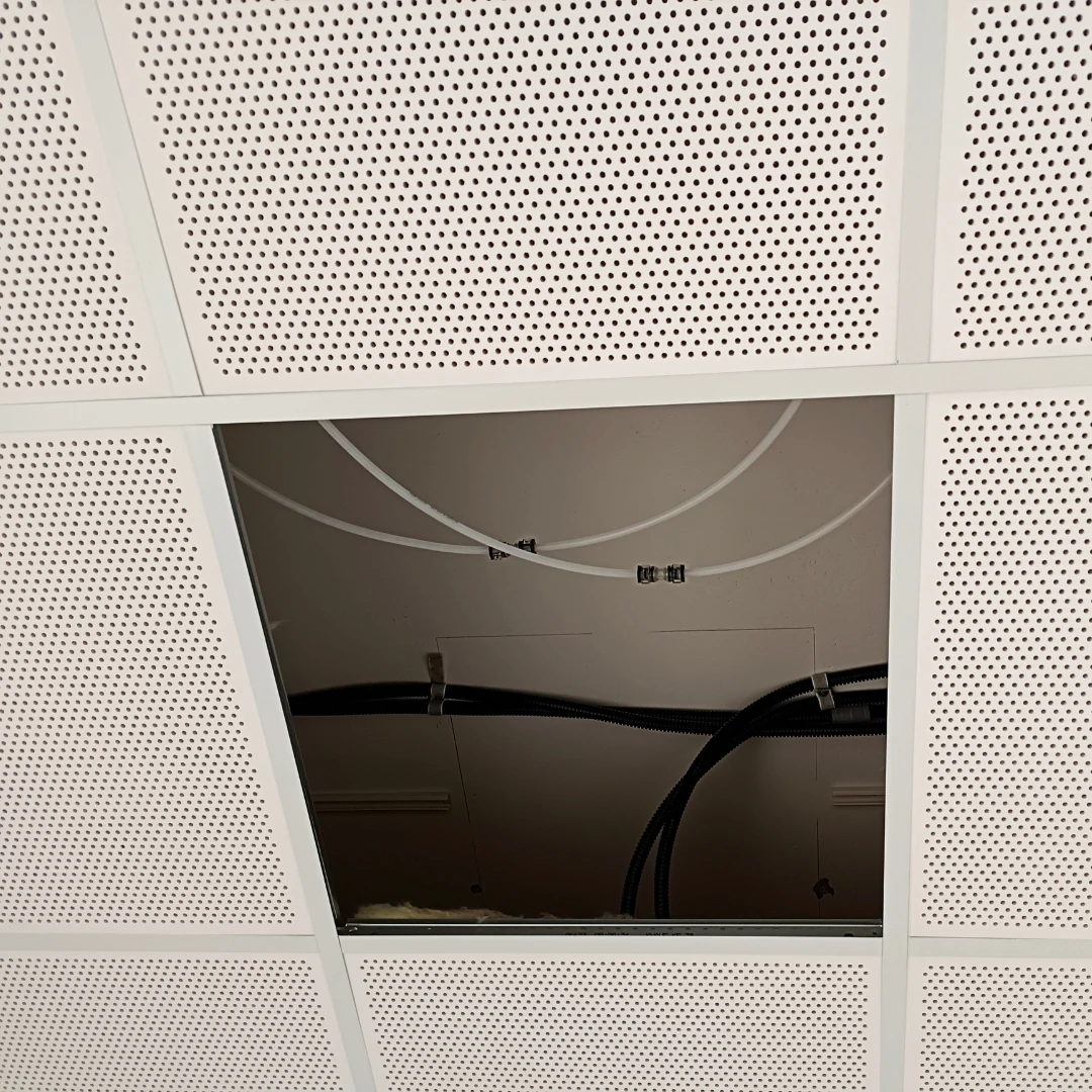 controsoffitto tecnico sistema canalizzato ventilazione